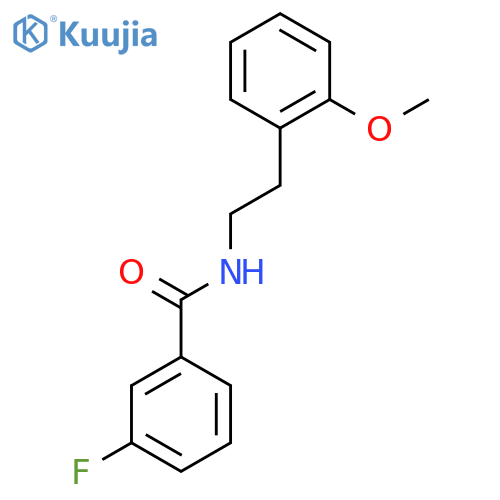 3-Fluoro-N-[2-(2-methoxyphenyl)ethyl]benzamide structure