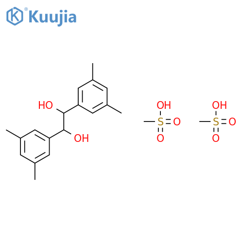 1,2-ETHANEDIOL, 1,2-BIS(3,5-DIMETHYLPHENYL)-, DIMETHANESULFONATE structure