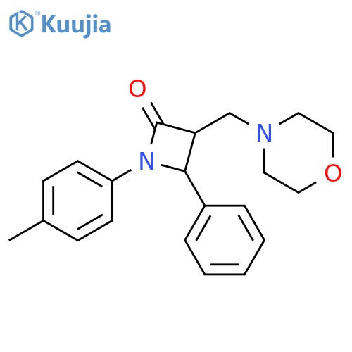1-(4-methylphenyl)-3-[(morpholin-4-yl)methyl]-4-phenylazetidin-2-one structure