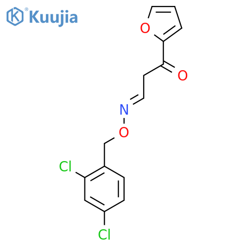 3-(2-Furyl)-3-oxopropanal O-(2,4-dichlorobenzyl)oxime structure
