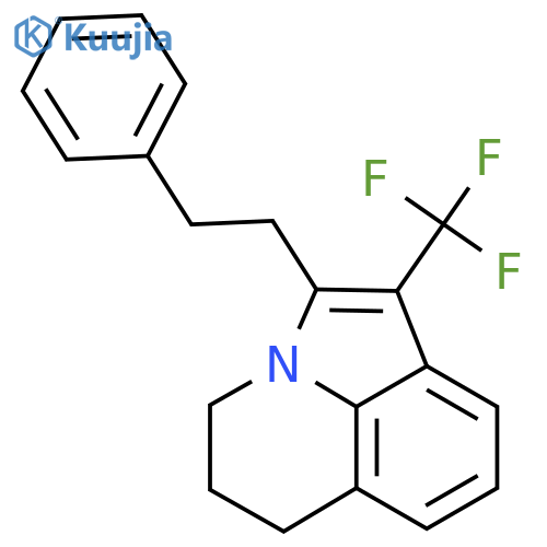 2-(2-Phenylethyl)-3-(trifluoromethyl)-1-azatricyclo[6.3.1.0^{4,12}]dodeca-2,4(12),5,7-tetraene structure
