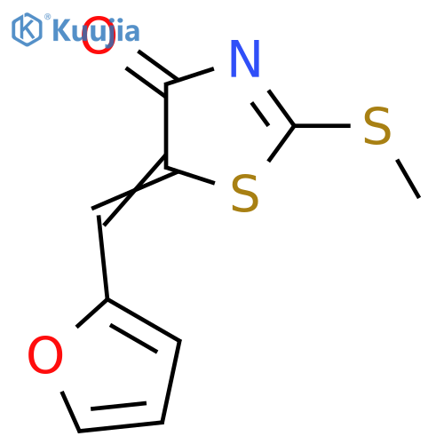 5-[(Z)-2-FURYLMETHYLIDENE]-2-(METHYLSULFANYL)-1,3-THIAZOL-4-ONE structure