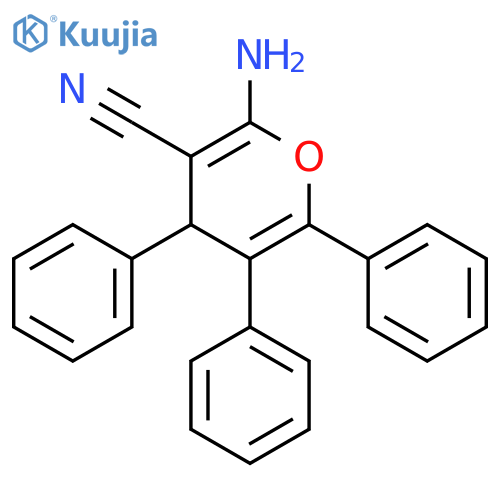 4H-Pyran-3-carbonitrile, 2-amino-4,5,6-triphenyl- structure