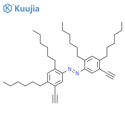 DIAZENE, BIS(5-ETHYNYL-2,4-DIHEXYLPHENYL)- structure