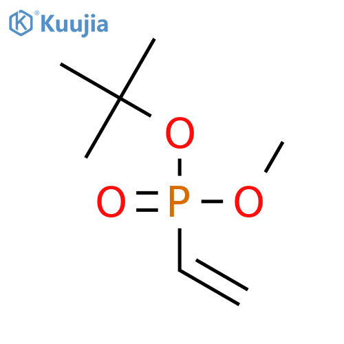 Phosphonic acid, ethenyl-, 1,1-dimethylethyl methyl ester structure