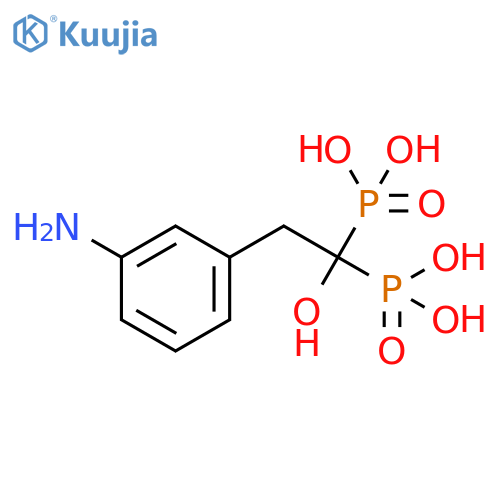 Phosphonic acid, [2-(3-aminophenyl)-1-hydroxyethylidene]bis- structure