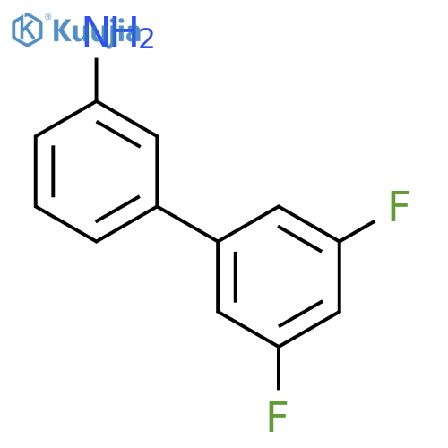 3',5'-Difluoro-biphenyl-3-aMine structure