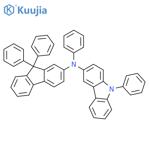 9H-Carbazol-3-amine, N-(9,9-diphenyl-9H-fluoren-2-yl)-N,9-diphenyl- structure