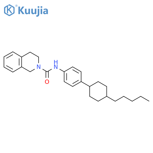 N-[4-(4-Pentylcyclohexyl)phenyl]-3,4-dihydro-2(1H)-isoquinolinecarboxamide structure
