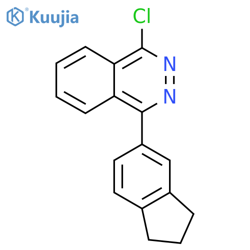 1-chloro-4-(2,3-dihydro-1H-inden-5-yl)phthalazine structure