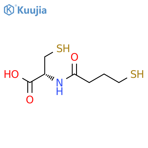 L-CYSTEINE, N-(4-MERCAPTO-1-OXOBUTYL)- structure