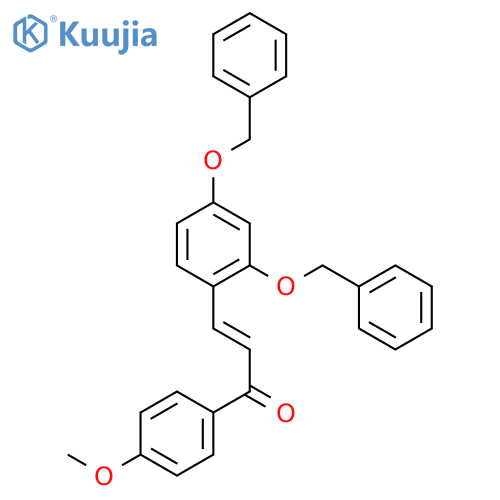 2-Propen-1-one,3-[2,4-bis(phenylmethoxy)phenyl]-1-(4-methoxyphenyl)- structure