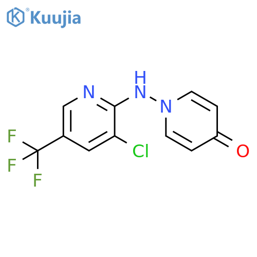 1-{[3-chloro-5-(trifluoromethyl)pyridin-2-yl]amino}-1,4-dihydropyridin-4-one structure