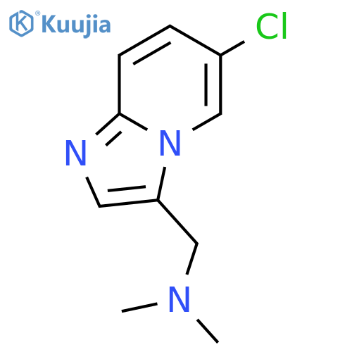 (6-Chloroimidazo[1,2-a]pyridin-3-yl)-N,N-dimethylmethanamine structure