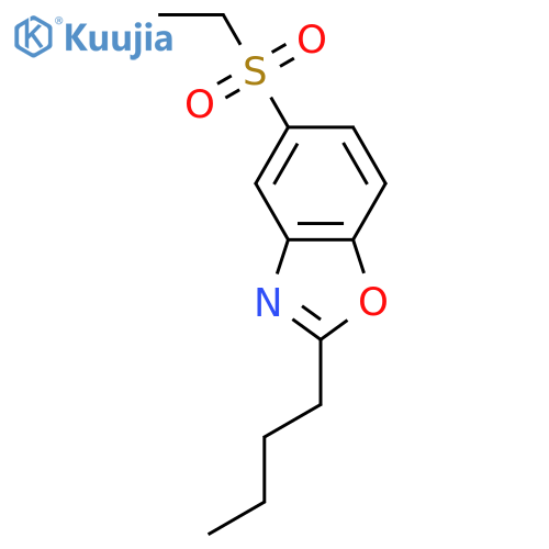 2-BUTYL-1,3-BENZOXAZOL-5-YL ETHYL SULFONE structure