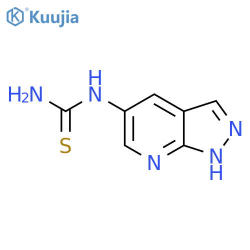 N-(1H-pyrazolo[3,4-b]pyridin-5-yl)thiourea structure