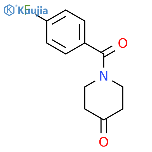 1-(4-Fluorobenzoyl)piperidin-4-one structure