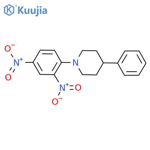 1-(2,4-dinitrophenyl)-4-phenylpiperidine structure