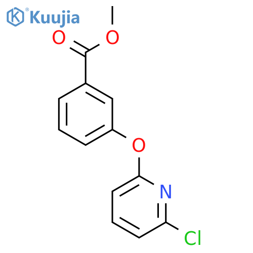 methyl 3-[(6-chloropyridin-2-yl)oxy]benzoate structure