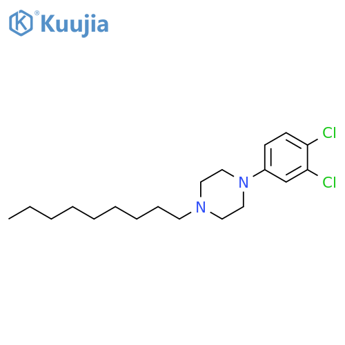 Piperazine, 1-(3,4-dichlorophenyl)-4-nonyl- structure