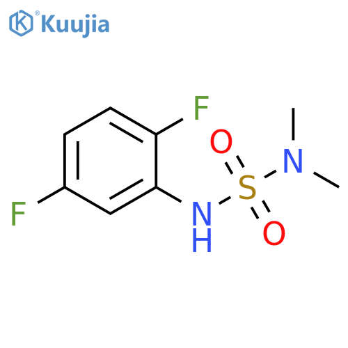 [(2,5-difluorophenyl)sulfamoyl]dimethylamine structure