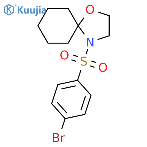 4-(4-Bromophenyl)sulfonyl-1-oxa-4-azaspiro4.5decane structure
