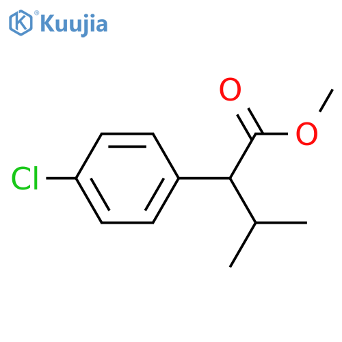 2-(4-Chloro-phenyl)-3-methyl-butyric acid methyl ester structure