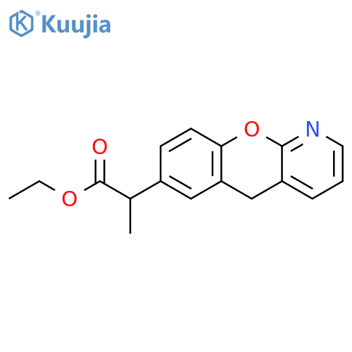 ALFA-METHYL-5H-[1] BENZOPYRANO [2,3-B] PYRIDINE-7-ACETIC ACID ETHYL ESTER structure