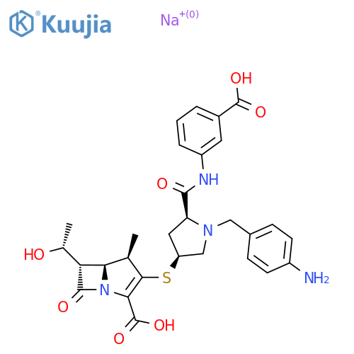 N-(4-Aminophenyl)methyl Ertapenem Disodium structure