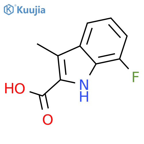 7-Fluoro-3-methyl-1H-indole-2-carboxylic acid structure