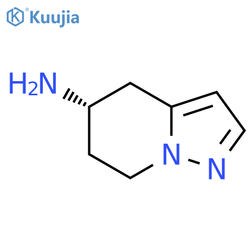 PYRAZOLO[1,5-A]PYRIDIN-5-AMINE, 4,5,6,7-TETRAHYDRO-, (5S)- structure