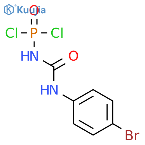 Phosphoramidic dichloride, [[(4-bromophenyl)amino]carbonyl]- structure