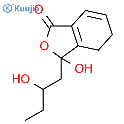 1(3H)-Isobenzofuranone, 4,5-dihydro-3-hydroxy-3-(2-hydroxybutyl)- structure