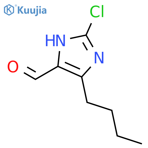 1H-Imidazole-4-carboxaldehyde, 5-butyl-2-chloro- structure