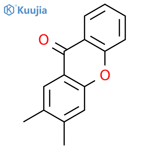 9H-XANTHEN-9-ONE, 2,3-DIMETHYL- structure