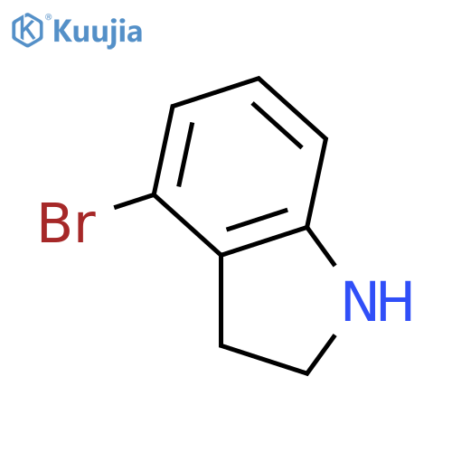 4-bromo-2,3-dihydro-1H-indole structure