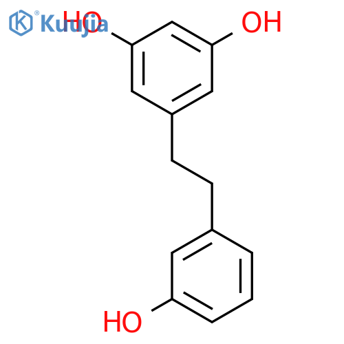 1,3-Benzenediol, 5-[2-(3-hydroxyphenyl)ethyl]- structure