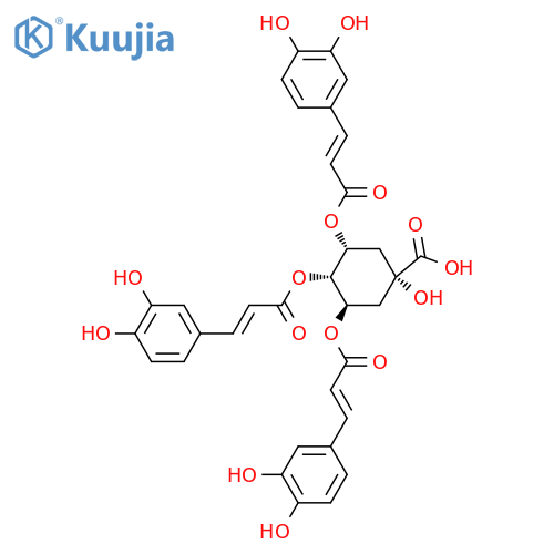 3,4,5-Tricaffeoylquinic acid structure