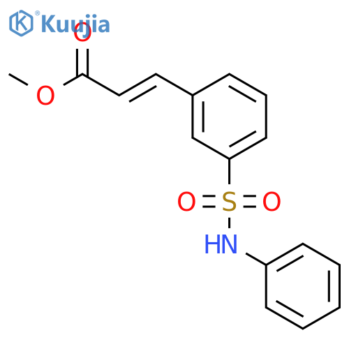 2-Propenoic acid, 3-[3-[(phenylaMino)sulfonyl]phenyl]-, Methyl ester, (2E)- structure