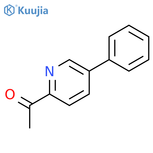 1-(5-phenylpyridin-2-yl)ethan-1-one structure