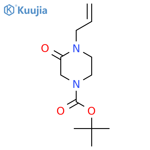 tert-butyl 3-oxo-4-(prop-2-en-1-yl)piperazine-1-carboxylate structure