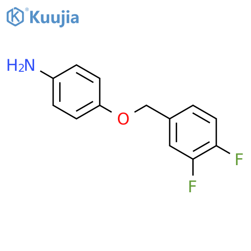 Benzenamine, 4-[(3,4-difluorophenyl)methoxy]- structure