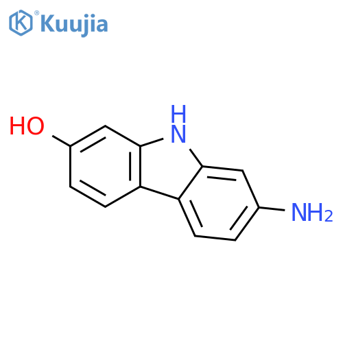 9H-CARBAZOL-2-OL, 7-AMINO- structure
