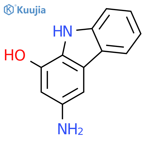 9H-Carbazol-1-ol, 3-amino- structure