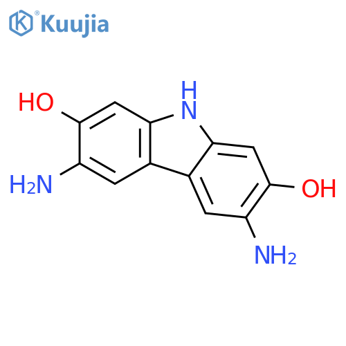 9H-CARBAZOLE-2,7-DIOL, 3,6-DIAMINO- structure