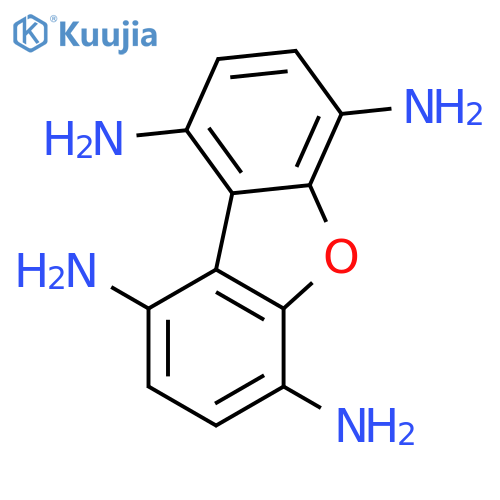 1,4,6,9-DIBENZOFURANTETRAMINE structure