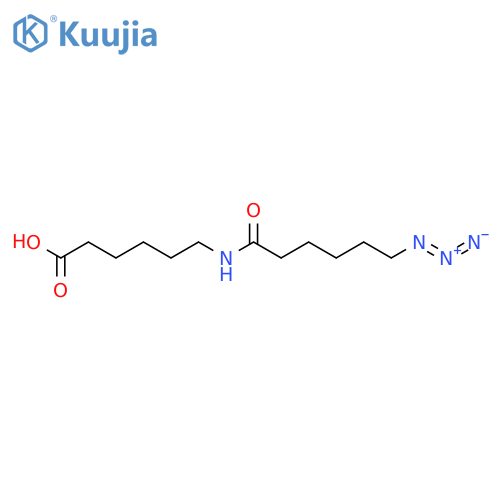 Hexanoic acid, 6-[(6-azido-1-oxohexyl)amino]- structure