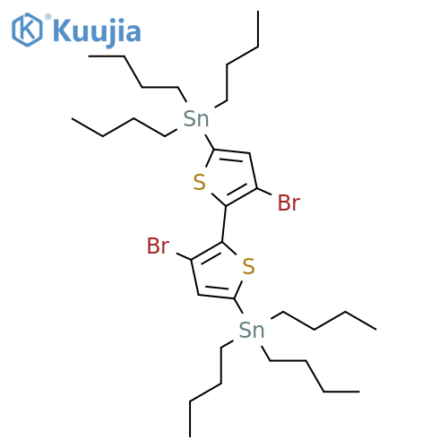 Stannane, (3,3'-dibromo[2,2'-bithiophene]-5,5'-diyl)bis[tributyl- structure