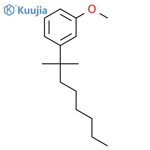 1-(1,1-dimethylheptyl)-3-methoxybenzene structure
