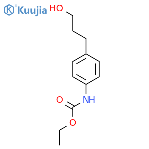 CARBAMIC ACID, [4-(3-HYDROXYPROPYL)PHENYL]-, ETHYL ESTER structure